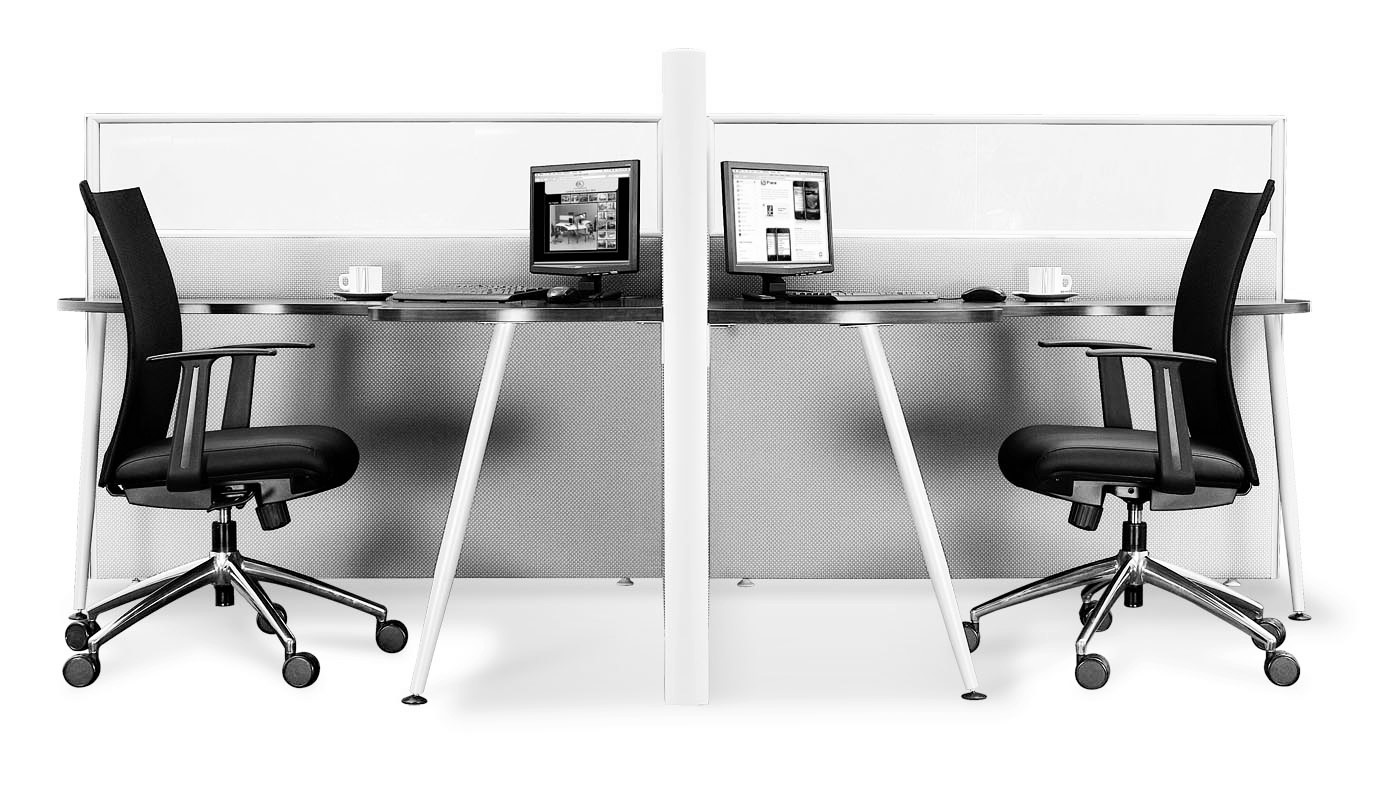 office furniture singapore office partition 28mm Office Cubicle 52 (2) L shaped desk